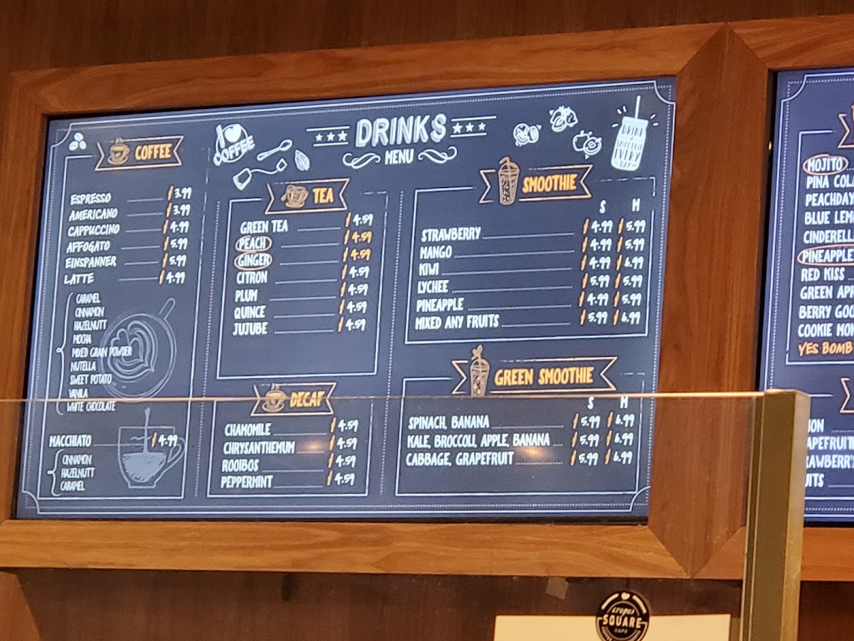 Cafe Crepes Square Menu - Image 5